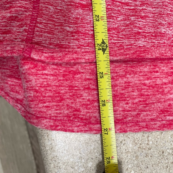 NWOT Pink Thermal Lightweight fleece hoodie with Kangaroo Pocket Size by Fuda - Picture 6 of 6